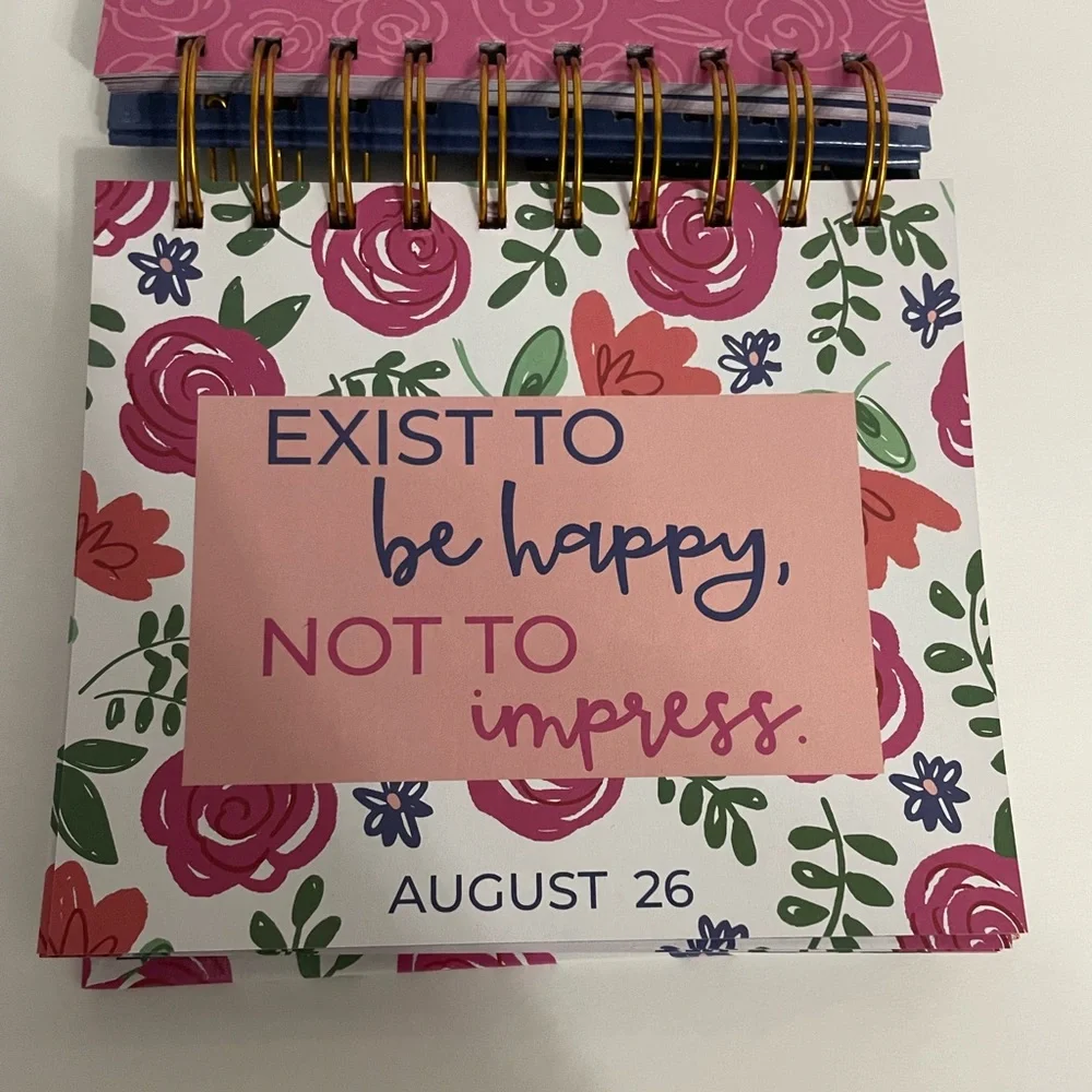 Pink Planner & perpetual calendar set
